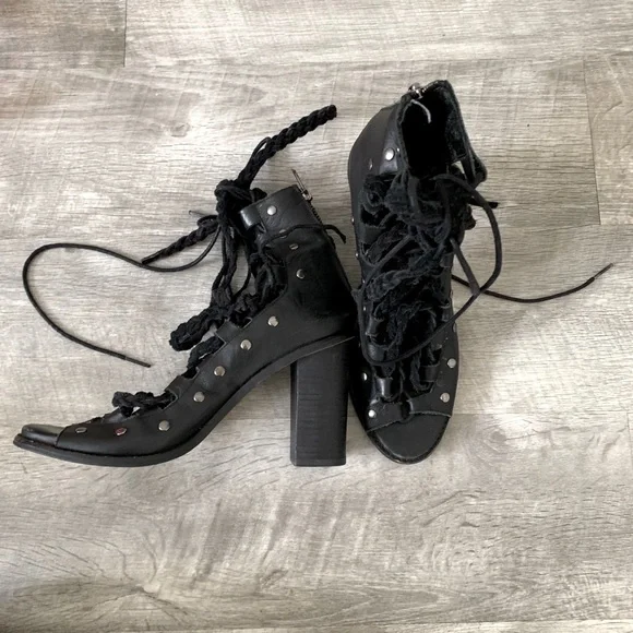 Free people Laced Up Heels - Picture 3 of 5